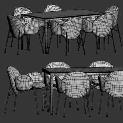 Ola Chair Canto Table Dining Set — Вид 5