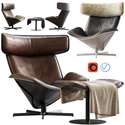 Armchair Almora by b&b italia — Ver 1