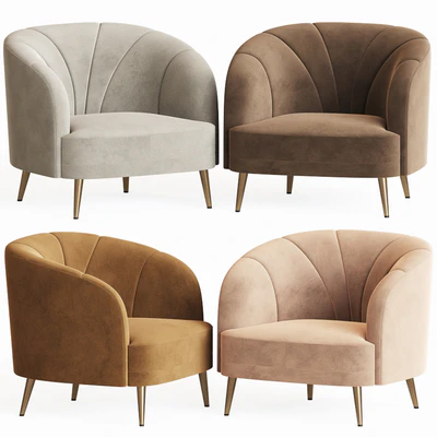 Velor Leone Armchair Laredoute — Вид 1