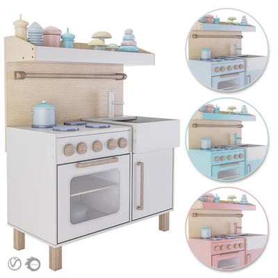 Ellipse Children's play kitchen — Ver 1