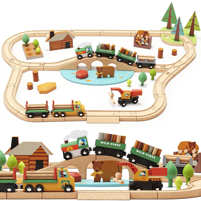 Tender Leaf Wild Pines Train Set Toy — Скачать