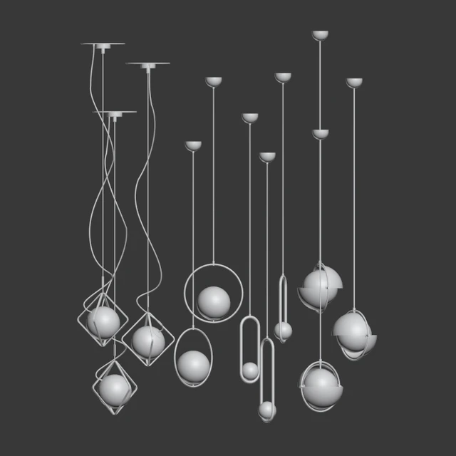 Ceiling Light Collection - 4 Type — Скачать