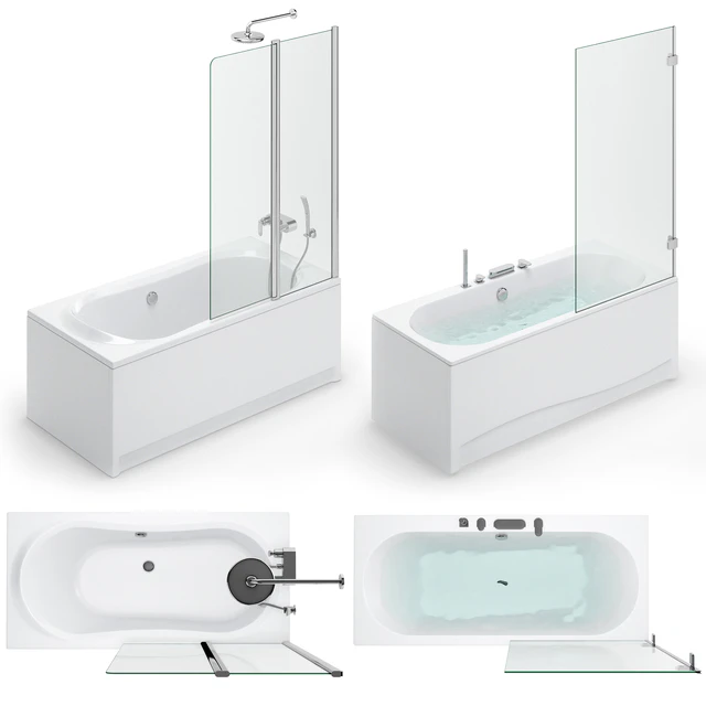 Bath set Ravak set 118 (City Slim, Fresia, Domino, 10 °) — Descargar