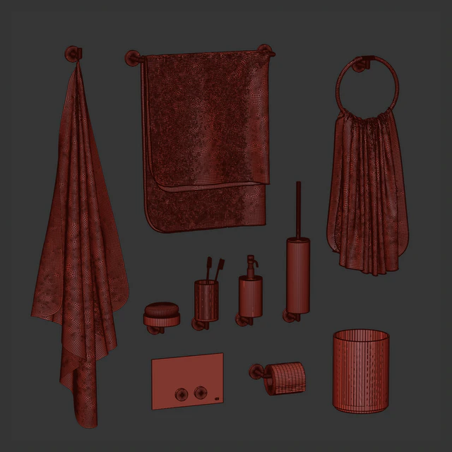 Gessi Anello bathroom accessory set — Descargar