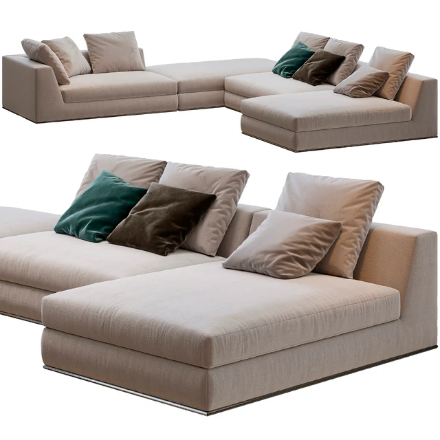 Minotti Hamilton Modulo Sofa — Скачать