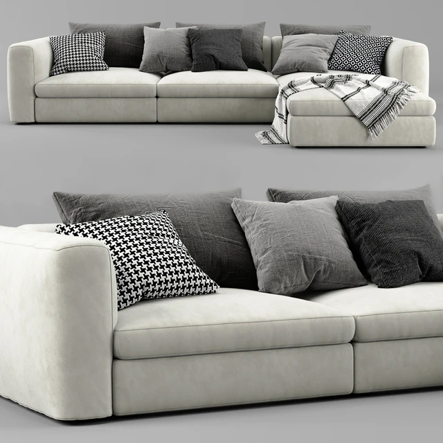 Poliform Dune Chaise Longue Sofa — Скачать