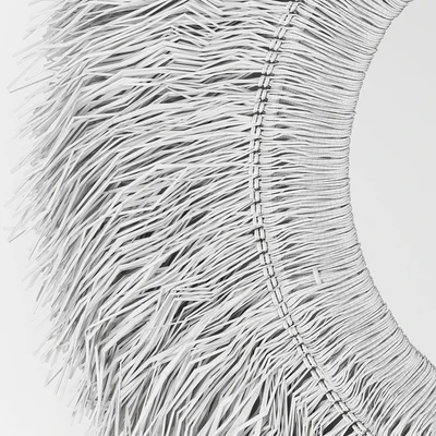 Loully rattan and sisal mirror — Ver 2