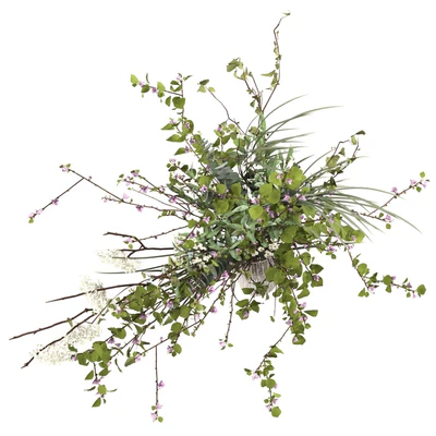 Bouquet of grass, flowers and branches — Ver 3