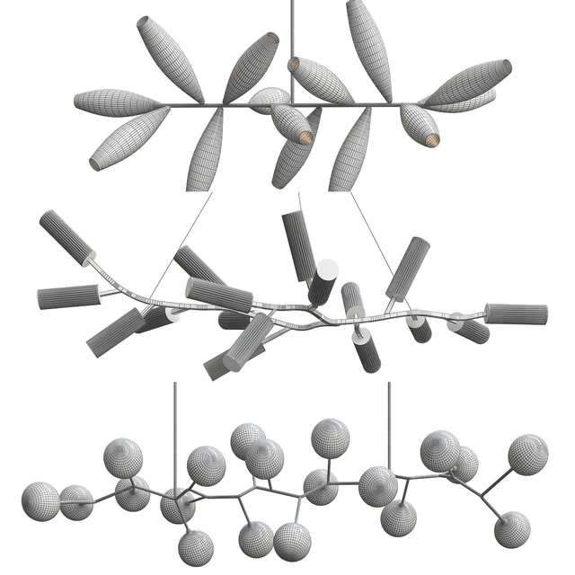 Collection of Modern Branche Lighting — Скачать