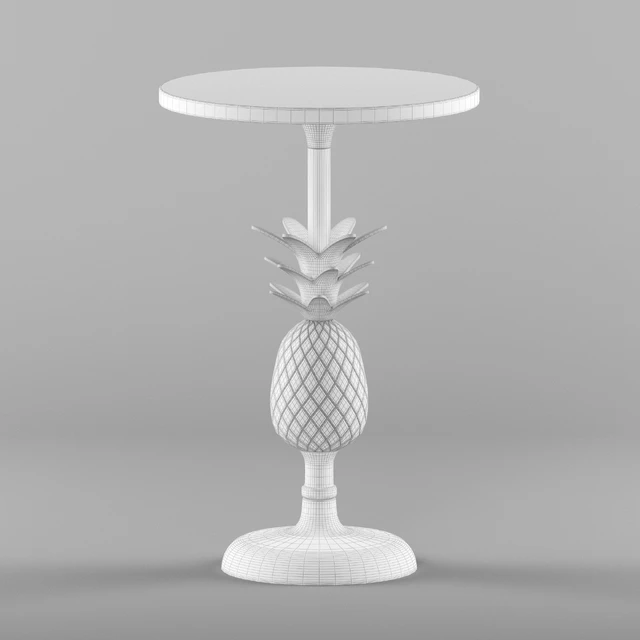 Pineapple Pedestal Side Table by Anthropologie — Скачать
