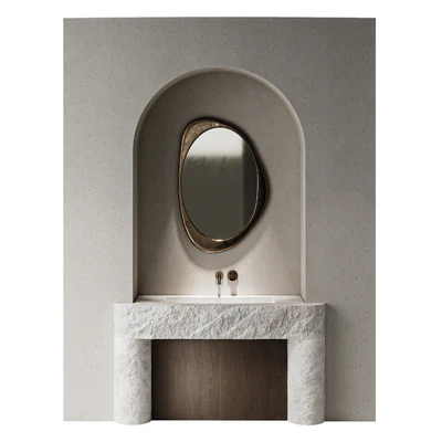 Natural stone washbasin 02 — Ver 1