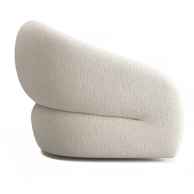 RH Sora Swivel Chair — View 7