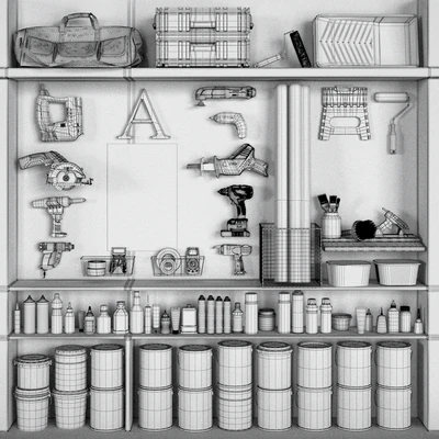 garage tools set 10 — Вид 3