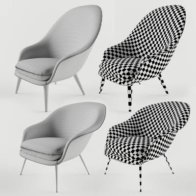 Gubi Bat Lounge Chair — Ver 3