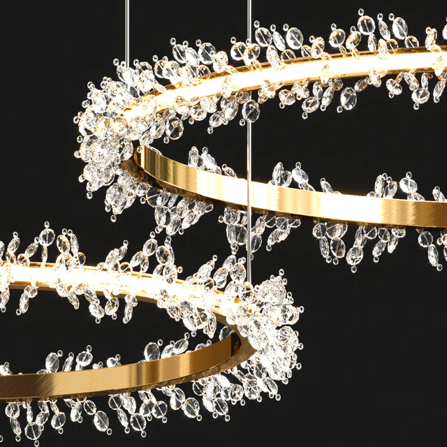 Thera Two Ring Chandelier — Скачать