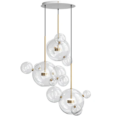 Bolle Circular Chandelier 14 Bubble — Ver 3