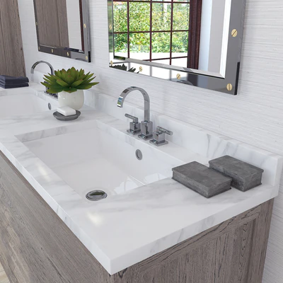 Restoration Hardware Grand Shutter vanity sink (2x) — Ver 3
