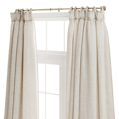 Balloon Drapery Linen Light Natural Curtains — Вид 6