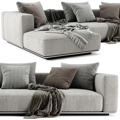 Flexform Grandemare Chaise Longue Sofa — Ver 4