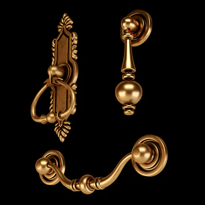 Kitchen Cupboard Cabinet Door Handles & Knobs Set 7 (Refillable) — Ver 3