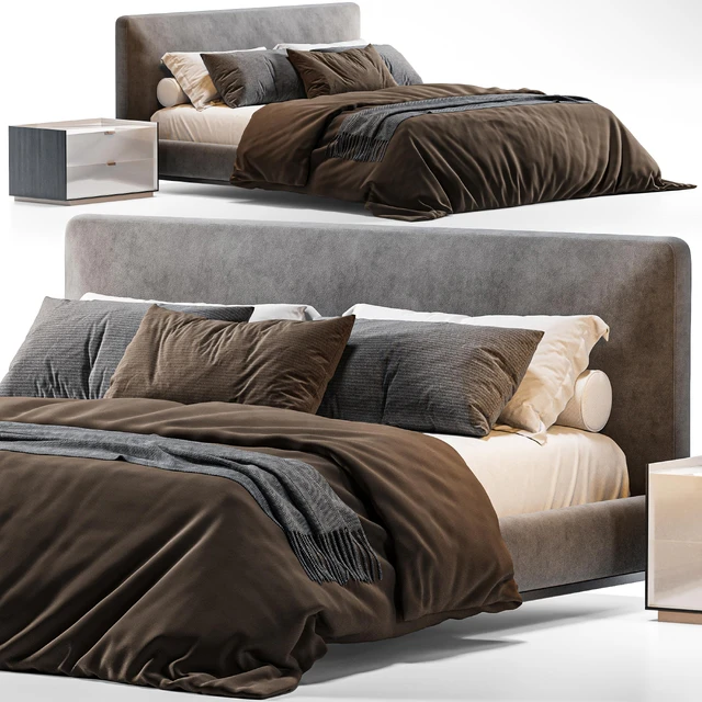 King bed minotti andersen — Скачать