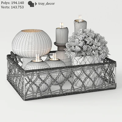 Wicker tray — Ver 3