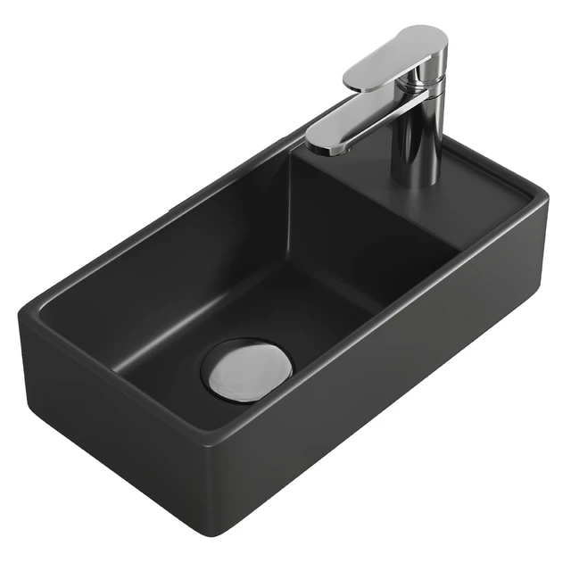 Wash-hand basin Melana 320351MG-805 41 cm gray matte — Descargar