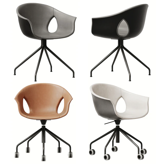 Poltrona Frau-office chair set 2 — Descargar