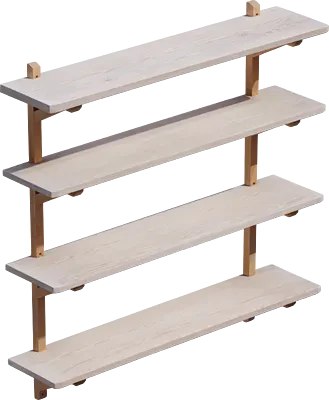 wooden bookshelf 002 — Descargar