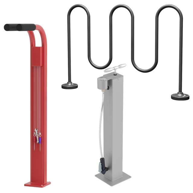 Commercial Bike Rack (Set 3) — Скачать