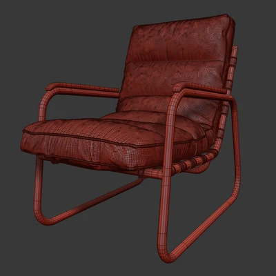 Leather chair / Monroe chair — Ver 5