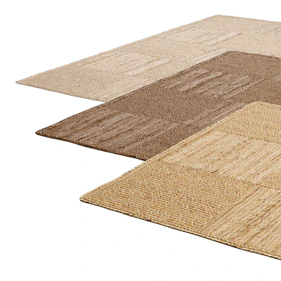 Natural Checker Braided Jute Rug — Ver 5