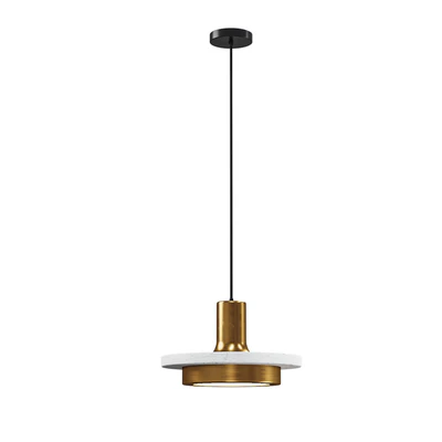 Item: PD248A Pendant lamp CALCITE by Romatti white — Ver 1