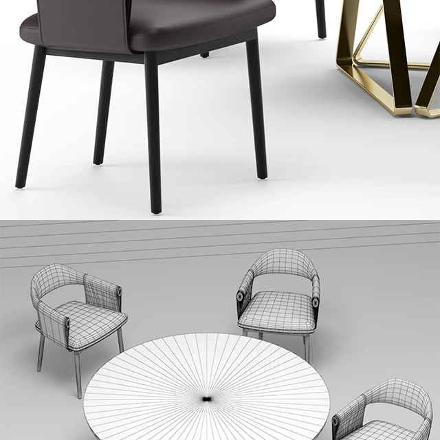 Table and chair Trussardi Casa Larzia Chair — Descargar