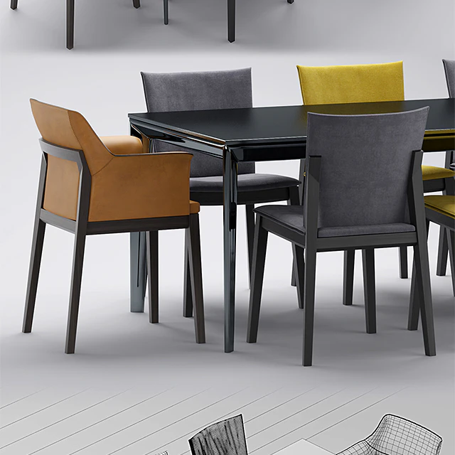 Стол и стулья molteni CHAIRS BREVA, TIVAN — Скачать