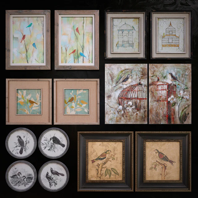 Uttermost birds pictures set — Скачать