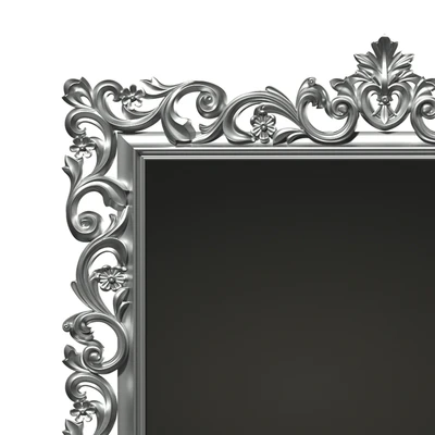 Floor mirror in a carved frame (baguette) — Ver 2