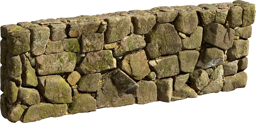 japanese mossy stone wall 001 — Descargar