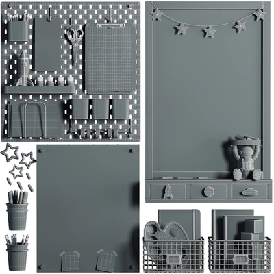 Ikea SKADIS Pegboard for Teenagers and Kids 07 — Ver 4
