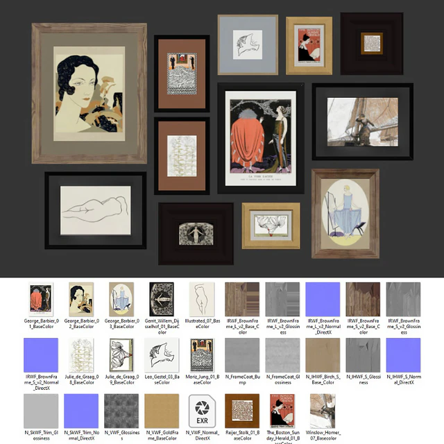 Large set of paintings — Descargar