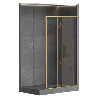 Shower cabin with partition 05 — Ver 4