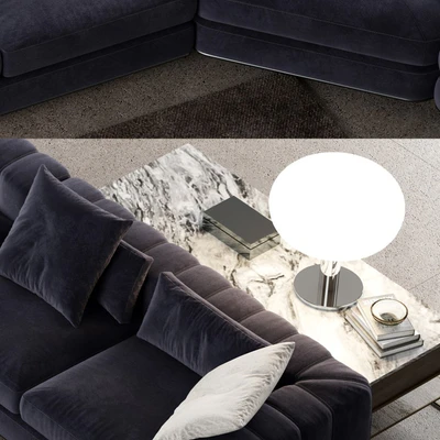 Minotti Freeman Duvet Sofa 2 — Ver 2