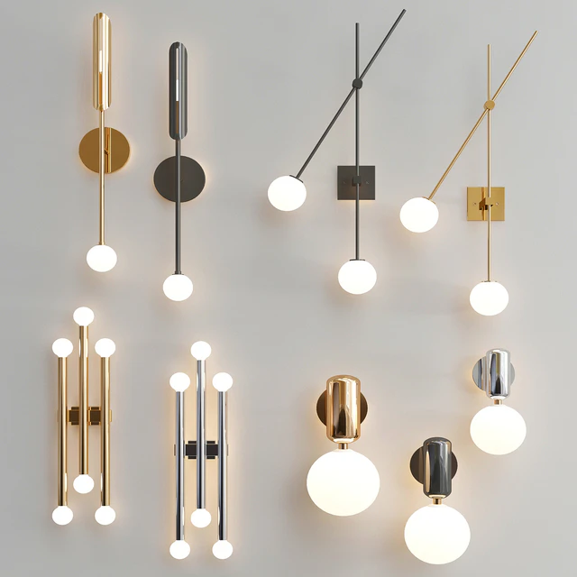 Four Nice Wall Lights 7 — Descargar
