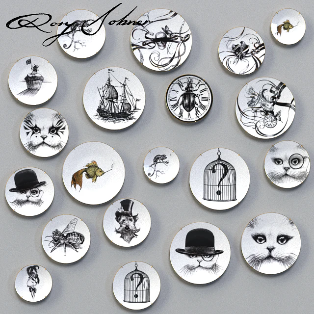 Decorative plates Rory Dobner Perfect Plates decoration set — Descargar