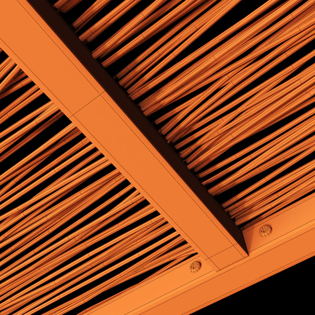 Ceiling thin branch crooked n1 / Потолок из тонких кривых веток №1 — Скачать