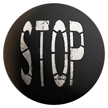 painted stop sign 002 — Скачать