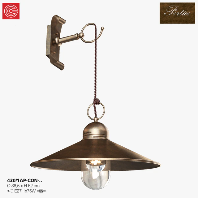 Bra Cremasco illuminazione, Portico art.430 — Descargar
