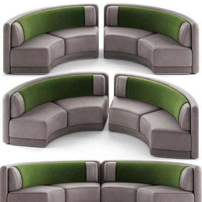 MD Round Sofa 004 — Вид 3