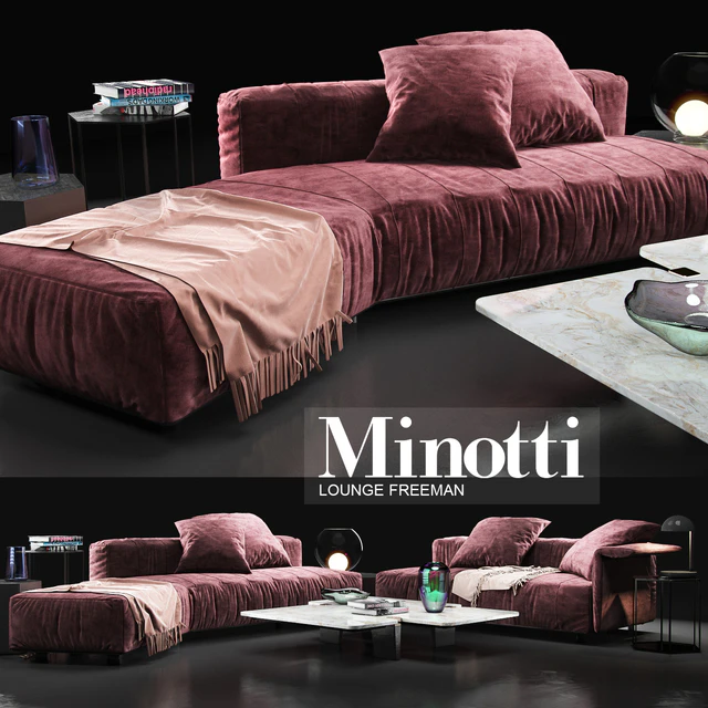 Sofa Minotti Lounge Freeman — Descargar