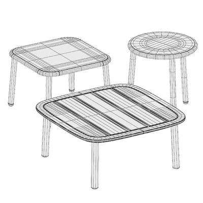 Twins 6060 and Yard Coffee tables by Emu — Ver 3